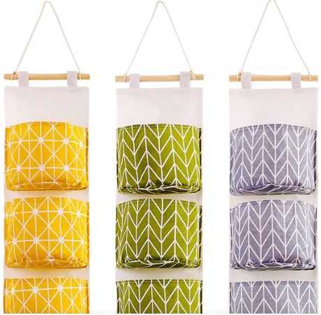 1pc Hanging Pockets Organizer Over The Door. Storage Multi Pocket Bags Hanging Storage Bag