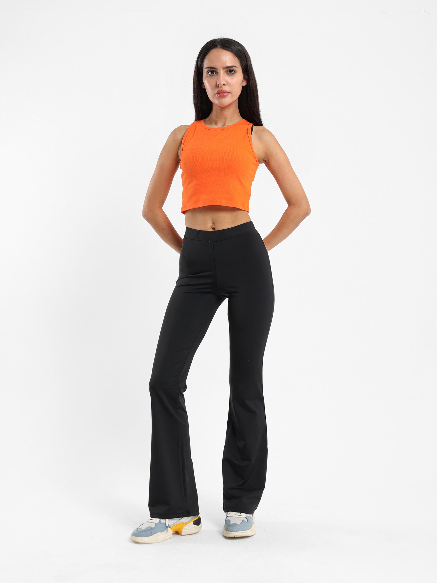 Cropped Halter Neck Top
