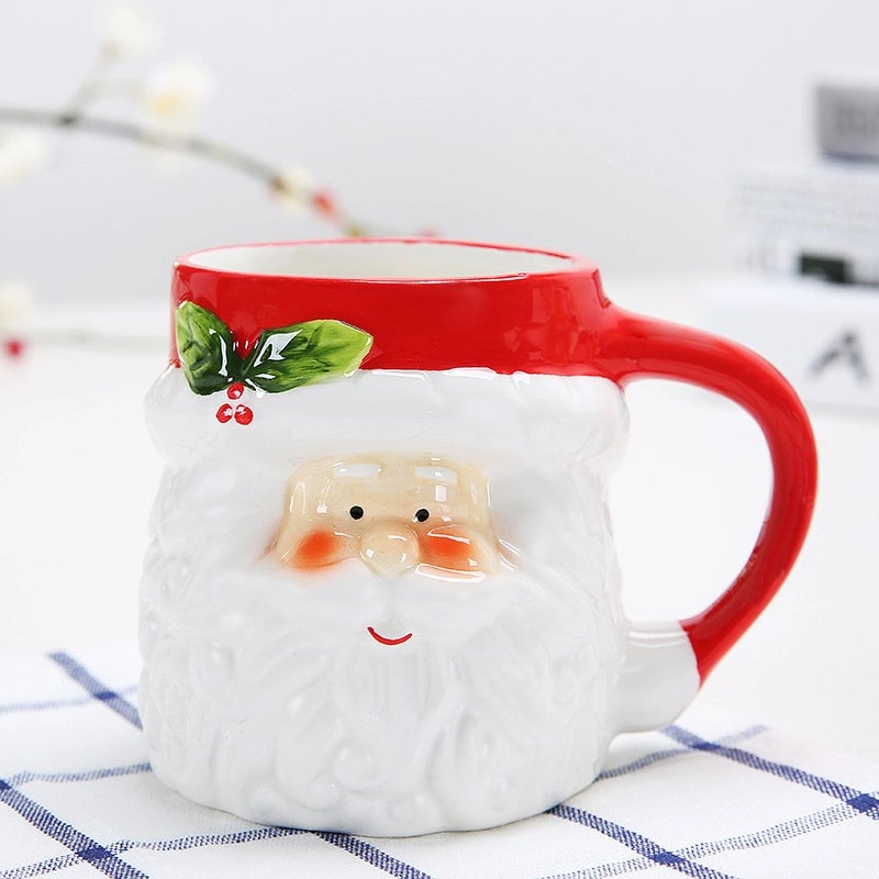 Christmas Cute Vacation Cartoon Ceramics Water Bottles 1 Piece