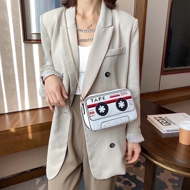 Small Pu Leather Fashion Square Bag Shoulder Bag
