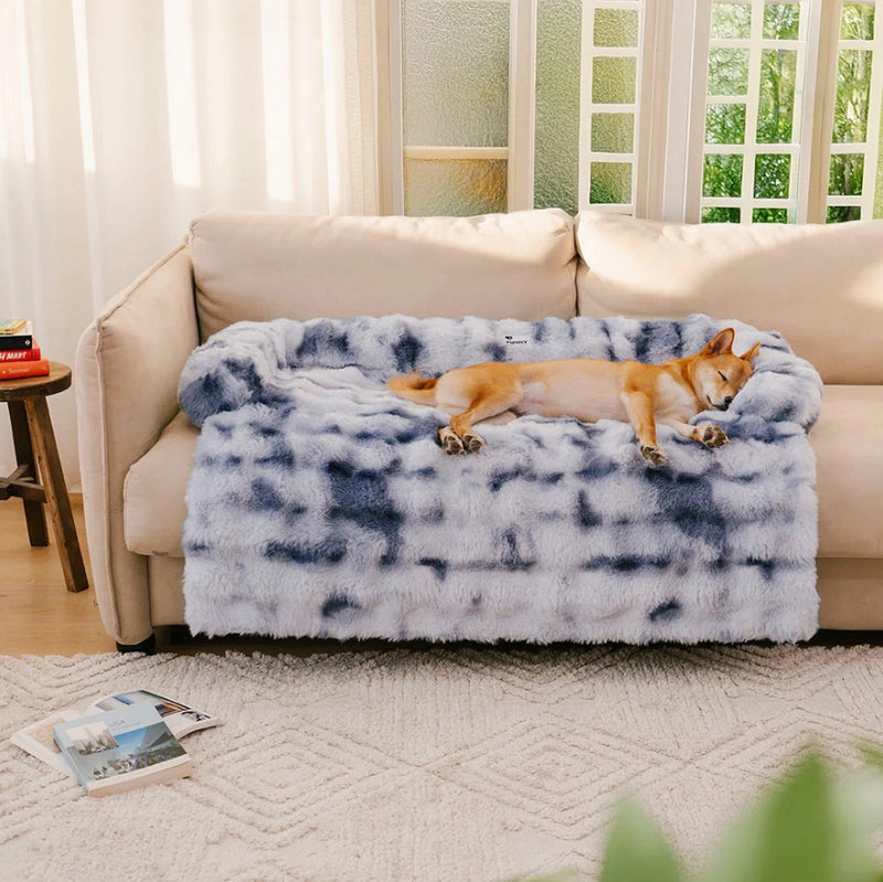 Minimalist Classic Style Cloth Solid Color Pet Bed