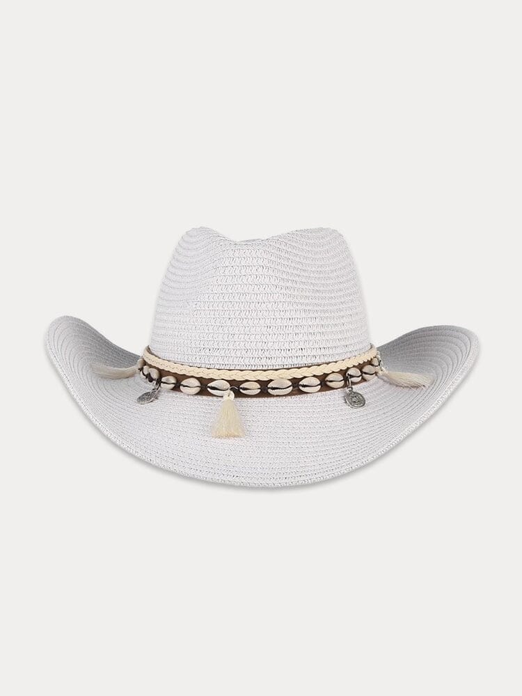 Stylish Wide Brim Woven Straw Hat