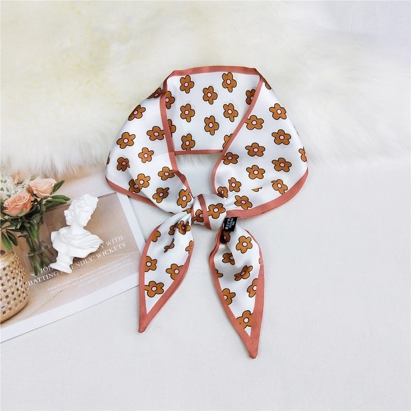 Double-sided Sharp-angled Silk Scarf