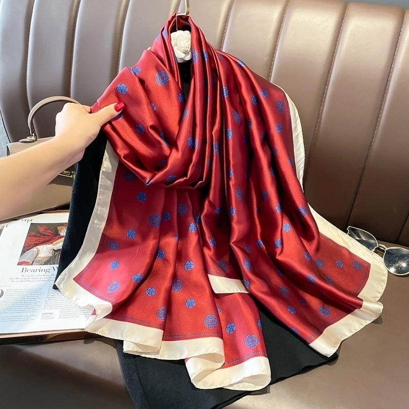 Fashion Silk Scarf (707 Main Color) Nhcj0164-707 Main Color