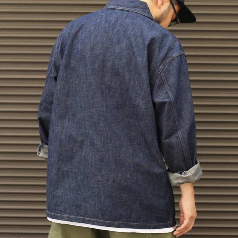 US ARMY 10.5 oz Denim Pullover Shirt