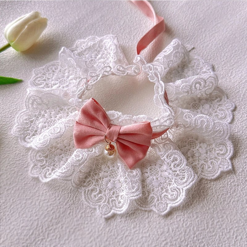 Cat Clothes Summer Thin Cloth Doll Cat Baby Cat Milk Cat Kitten Skirt Princess Dress Cat Cat Summer Collar Scarf