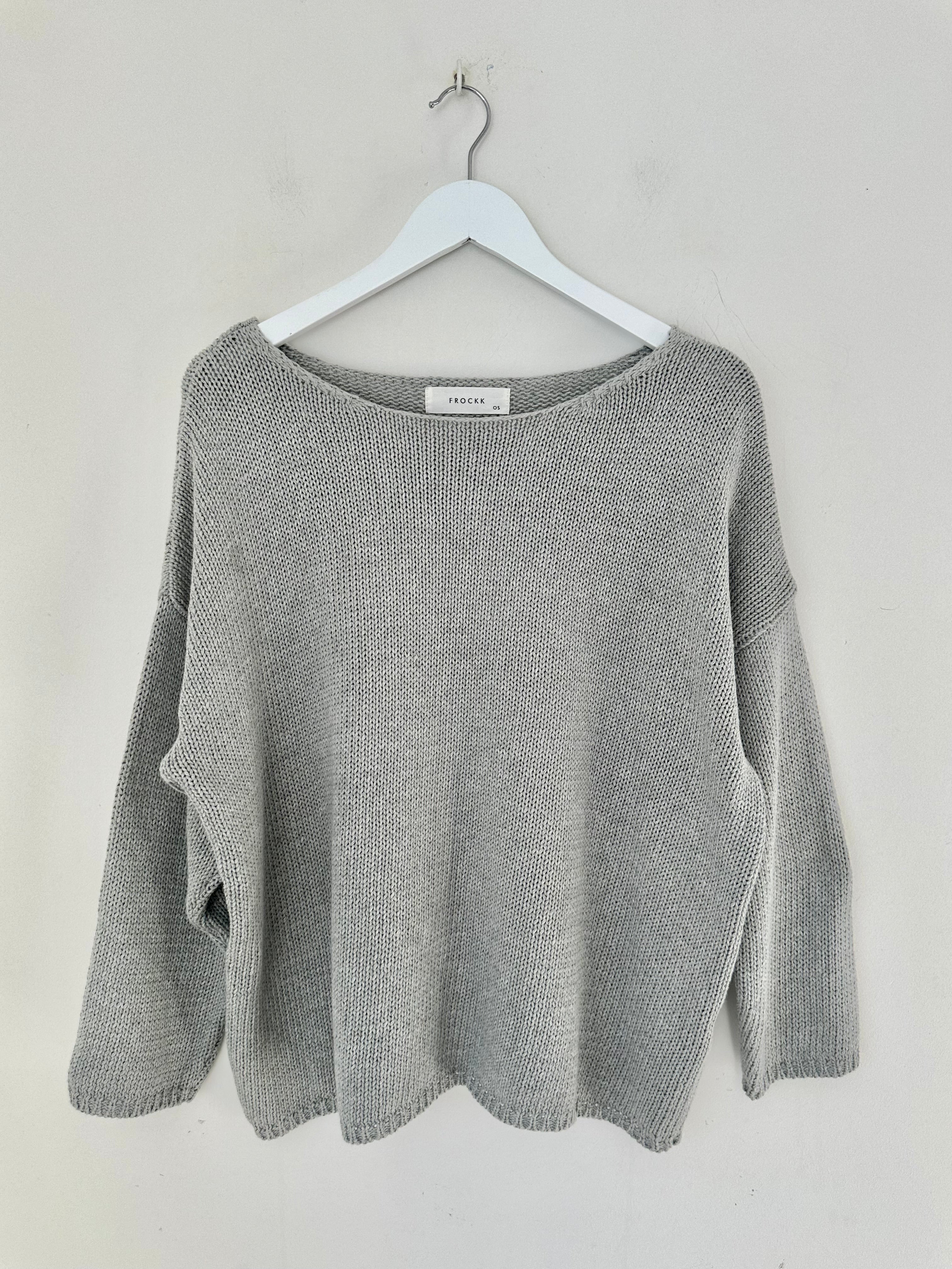 ashton jersey - pebble grey  cotton