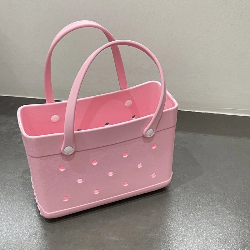 Women's EVA Solid Color Basic Square Open Handbag