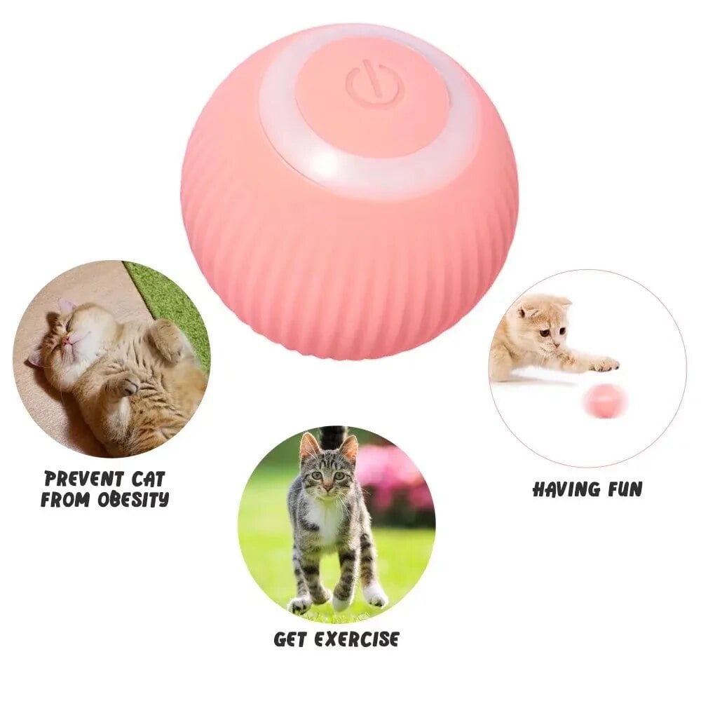 😺Automatic Smart Rolling Ball Toy😸