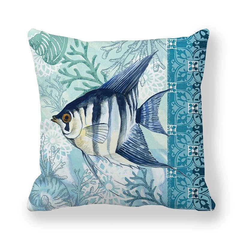 Retro Animal Landscape Fibre Peach Skin Pillow Cases