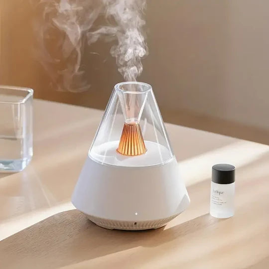 Volcano Room Diffuser. USB Air Humidifier. Retro Light Air Freshner