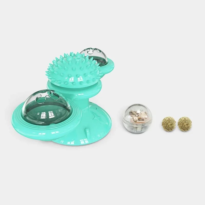 🔥BIG SALE 🔥🔥 Interactive Windmill Cat Toys with Catnip