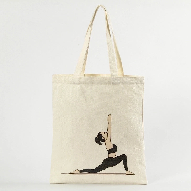 Women's Minimalist Cartoon Shopping Bags