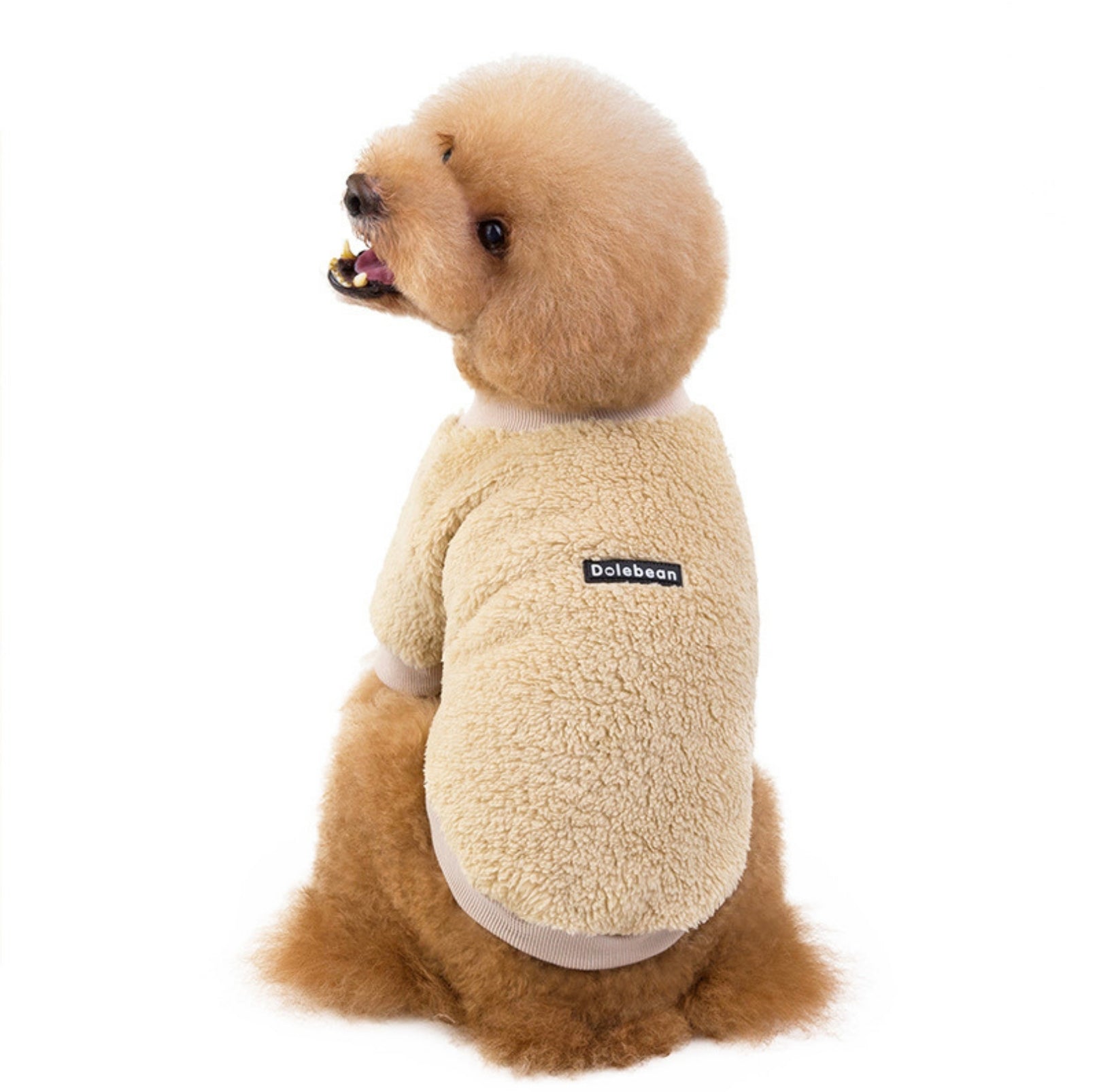 Double-Fleece Crew Neck Dog Sweater