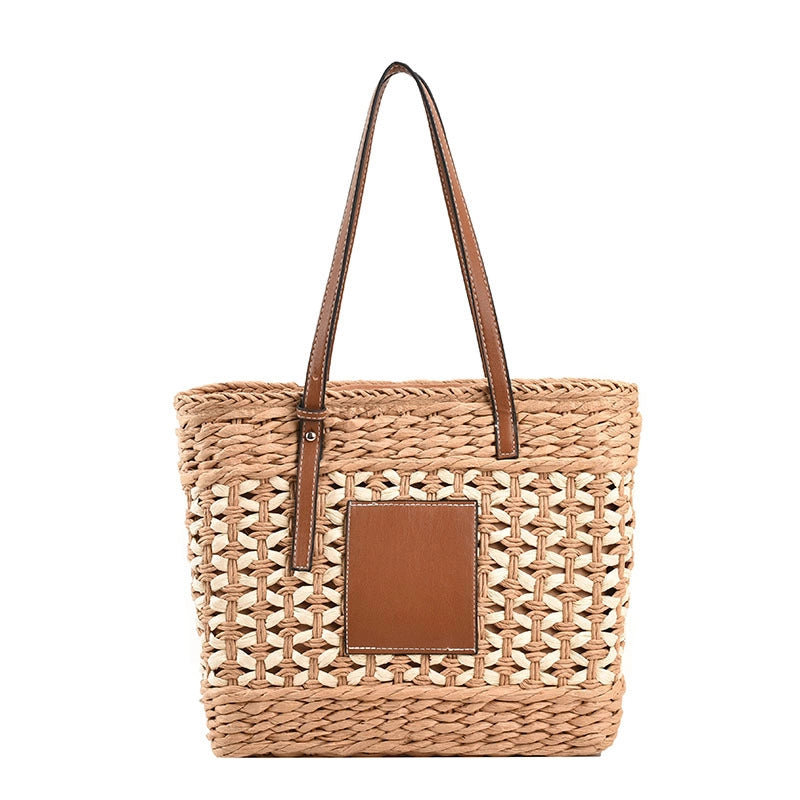 Women's Medium All Seasons Straw Classic Style Straw Bag