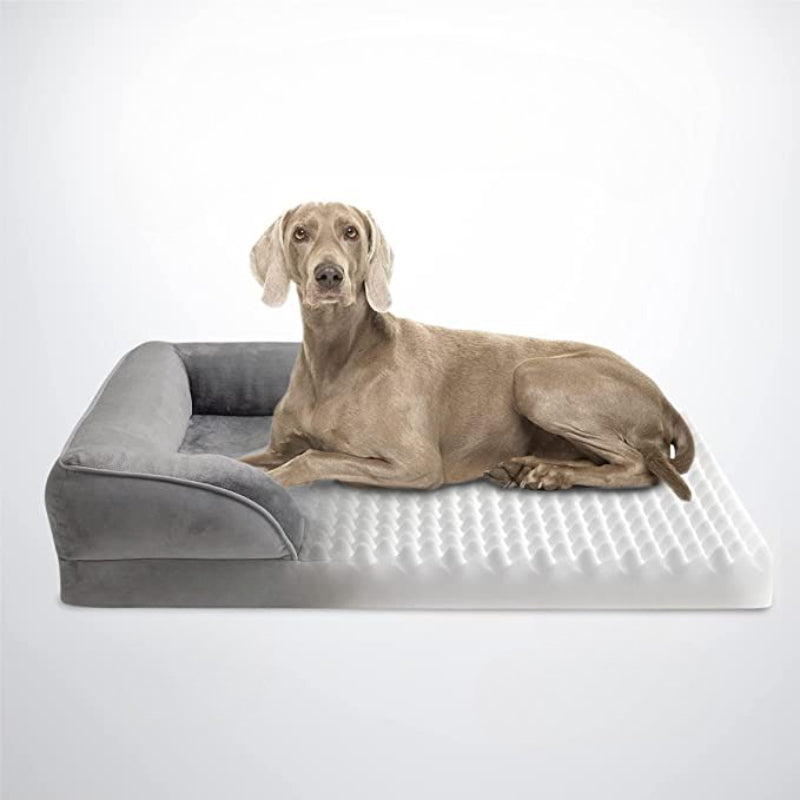 Orthopedic Dog bed - Waterproof . Foam Sofa with Nonskid Bottom Couch | Pet Bed for Dogs & Cats