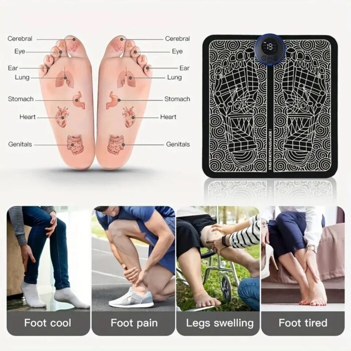 EMS FOOT MASSAGERS – MAT PORTABLE FOLDING FOOT MASSAGE PAD