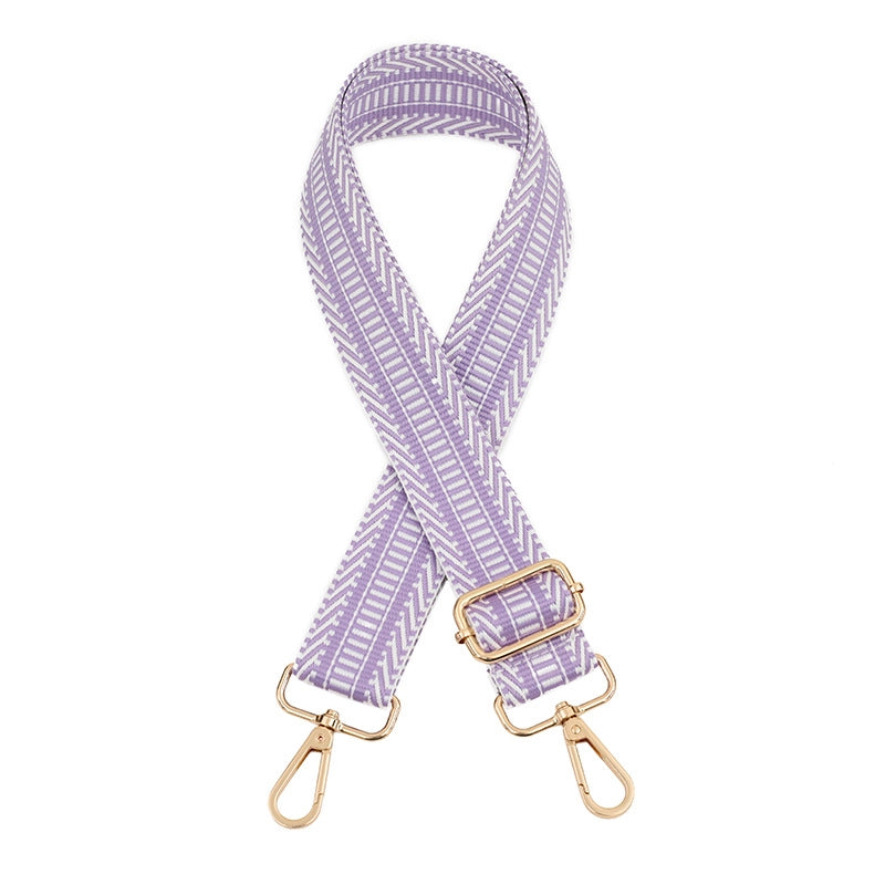 All Seasons Polyester Color Block Bag Strap