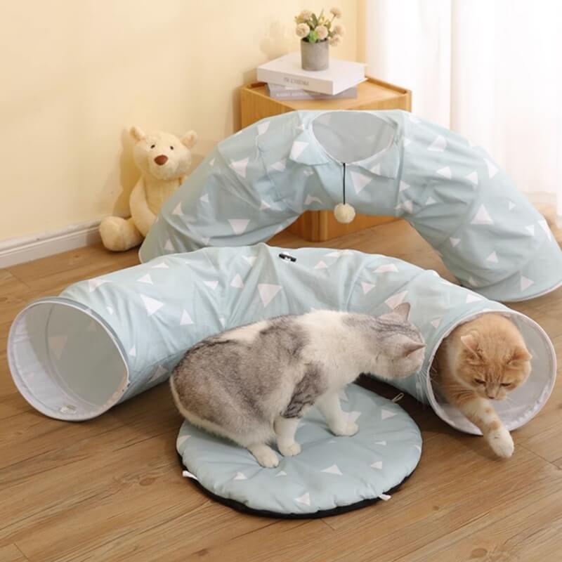 Cool Breathable Foldable Cat Tunnel Bed