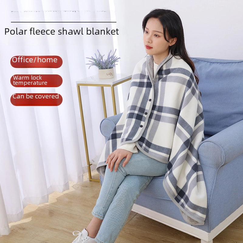 Blanket Nap Blanket Air-conditioning Blanket Multi-functional Small Blanket Office Lunch Break Blanket Small Quilt Shawl Blanket