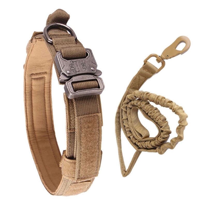 Nylon Tactical Dog Collar And Leash Set