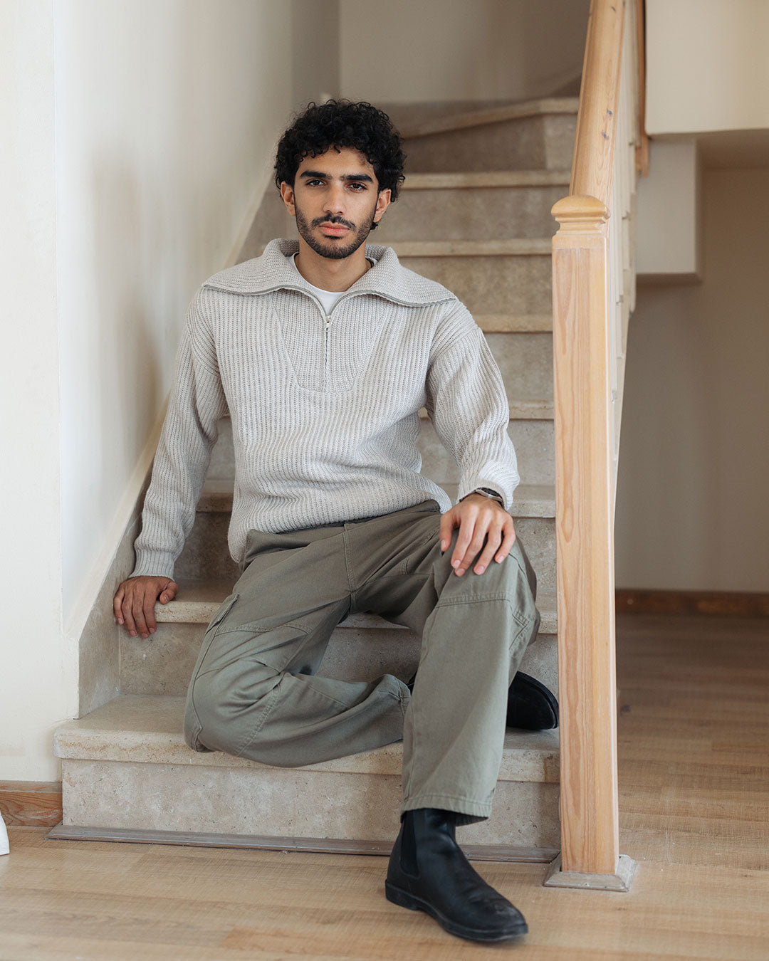 Men Knitted Tricot Pullover