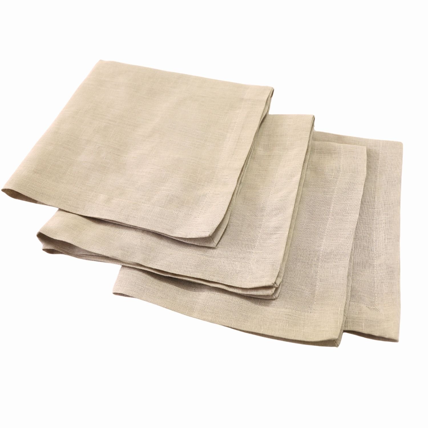 Natural 100% Linen Plain Napkins