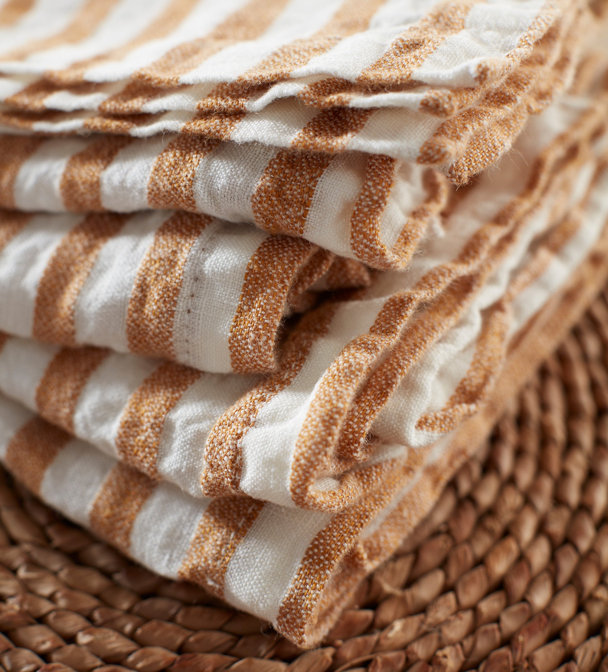 Mid Stripe 100% Linen Napkins