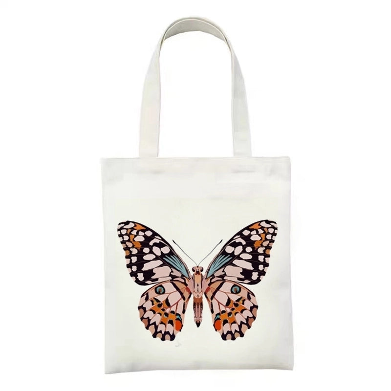 Women's Minimalist Flower Mushroom Shopping Bags