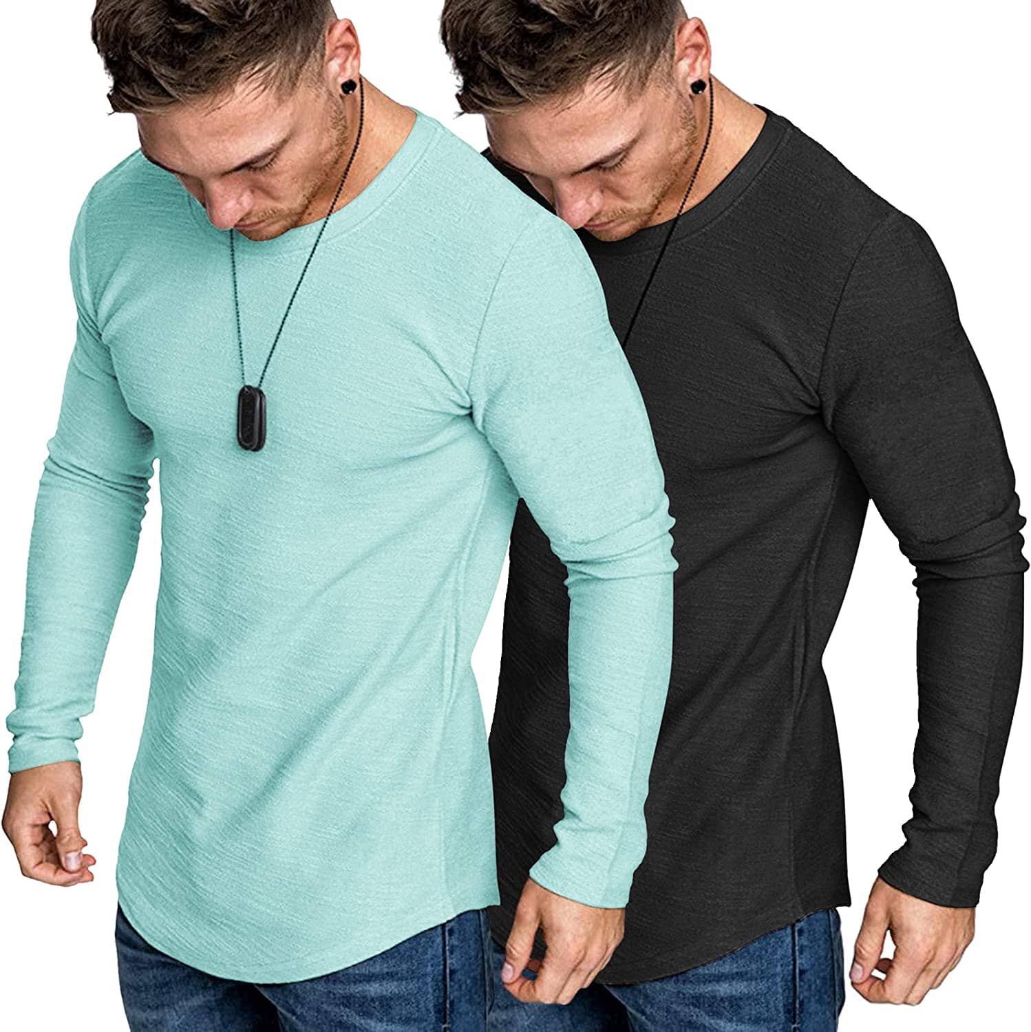 2-Pack Muscle Fitted Workout T-Shirt (US Only)