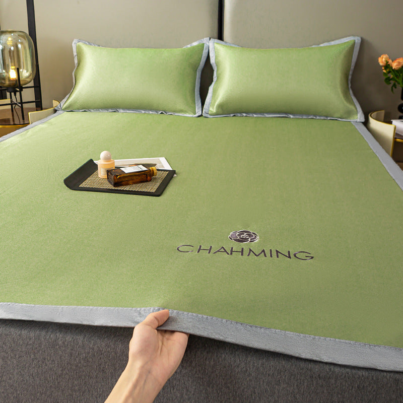 Light Luxury Cool Mat & Pillowcase Bedding Set