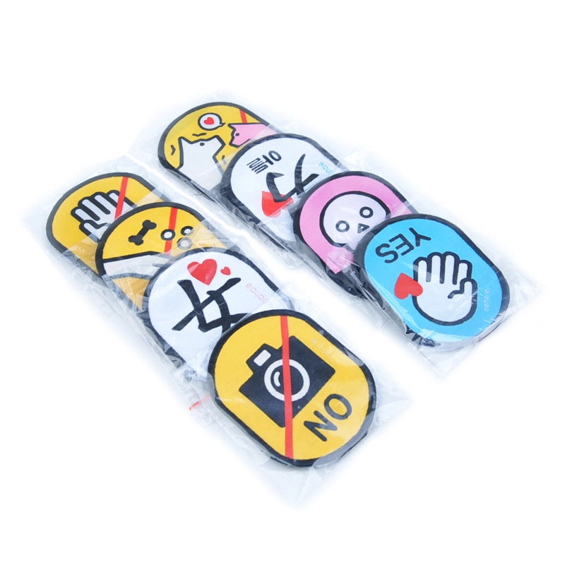 Pet Cat And Dog Social Logo Sticker Traction Rope Reminder Social Warning Board Personality Traction Rope