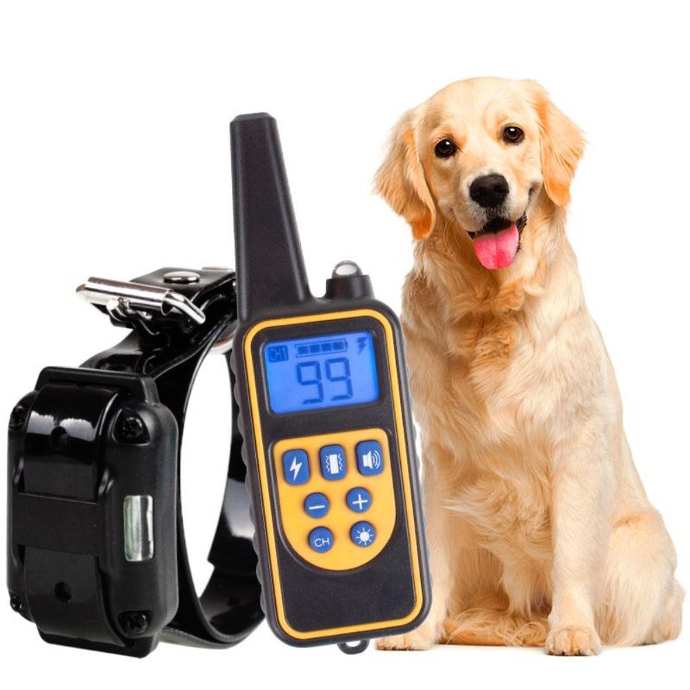 Long Range Electric Dog Training Collar With Beep. Vibrate and No Harm Shock