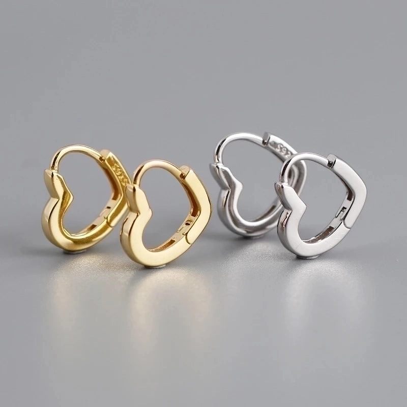 2 Pieces Minimalist Geometric Copper Plating Ear Studs 1 Pair