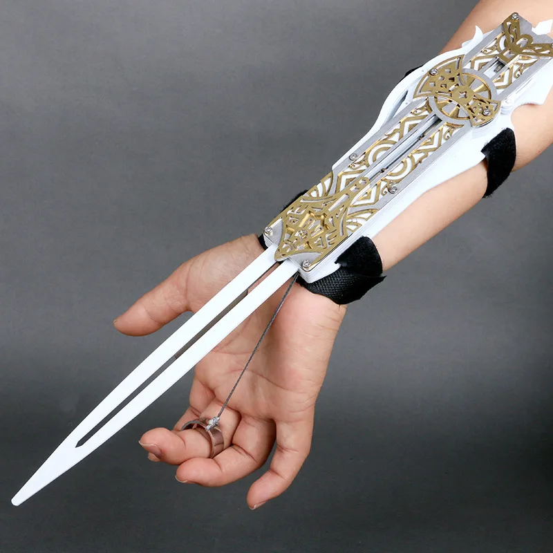 Hot Selling Hidden Plastic Hidden Sword Movable Doll Hidden Sword Edward Weapon Blade Can Pop Up Children's Toy Gift