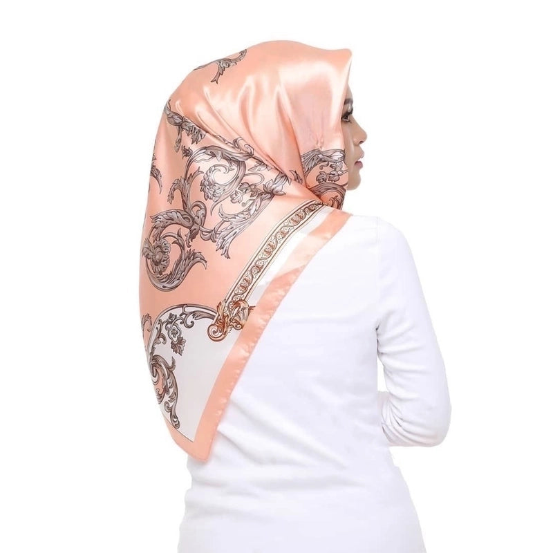 Women's Retro Printing Satin Printing Scarves & Gloves