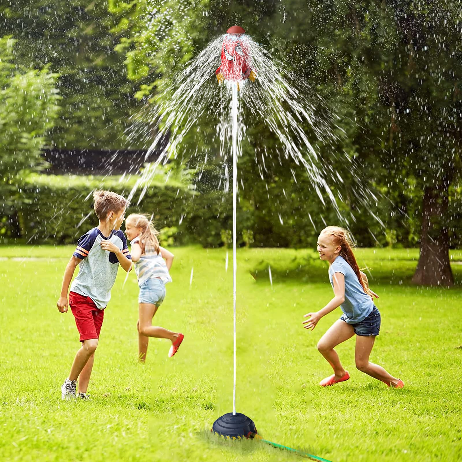 🚀🚀Summer Toy Outdoor Yard Rocket Sprinkler