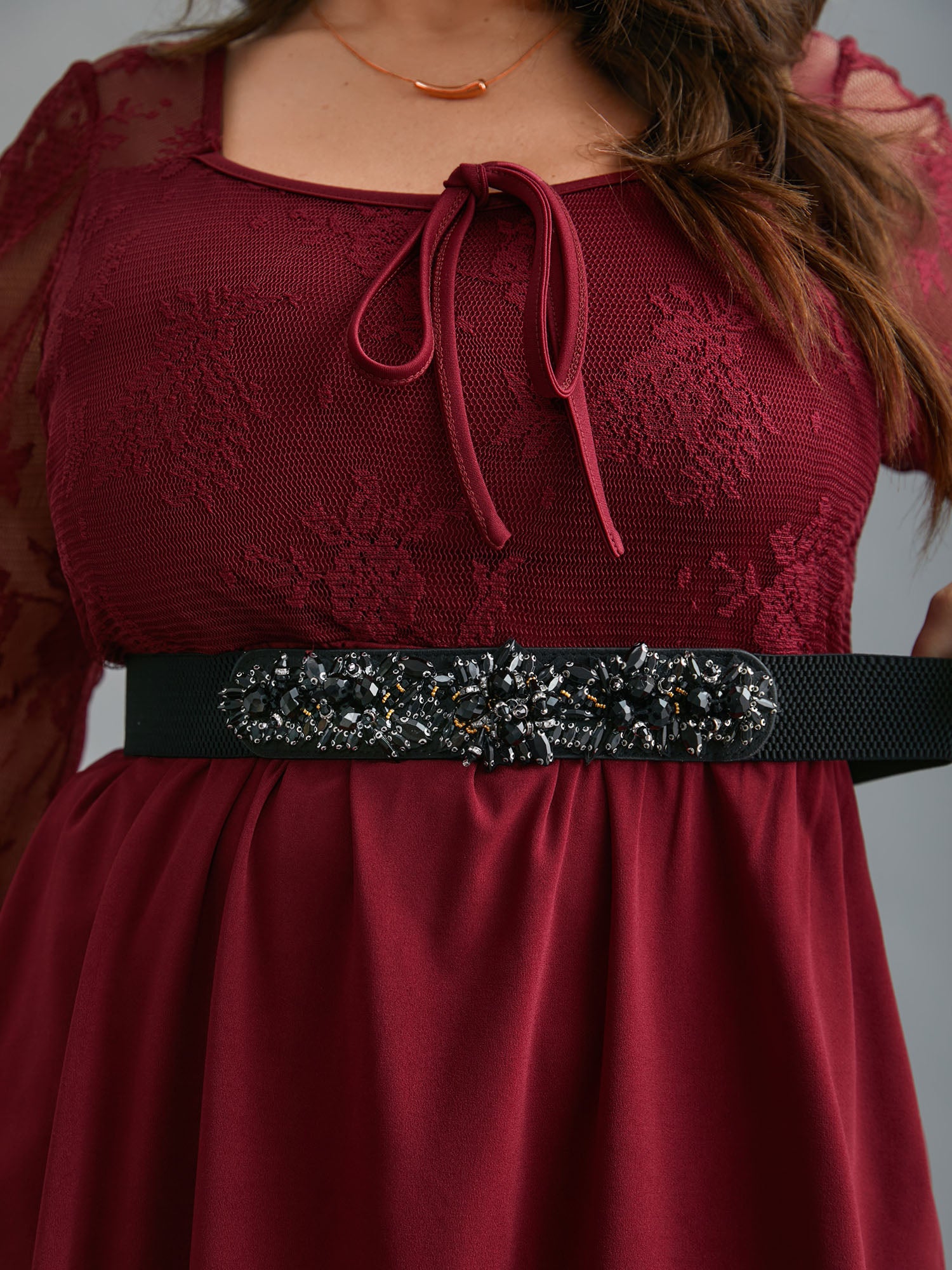 Crystal Shine Elastic Belt