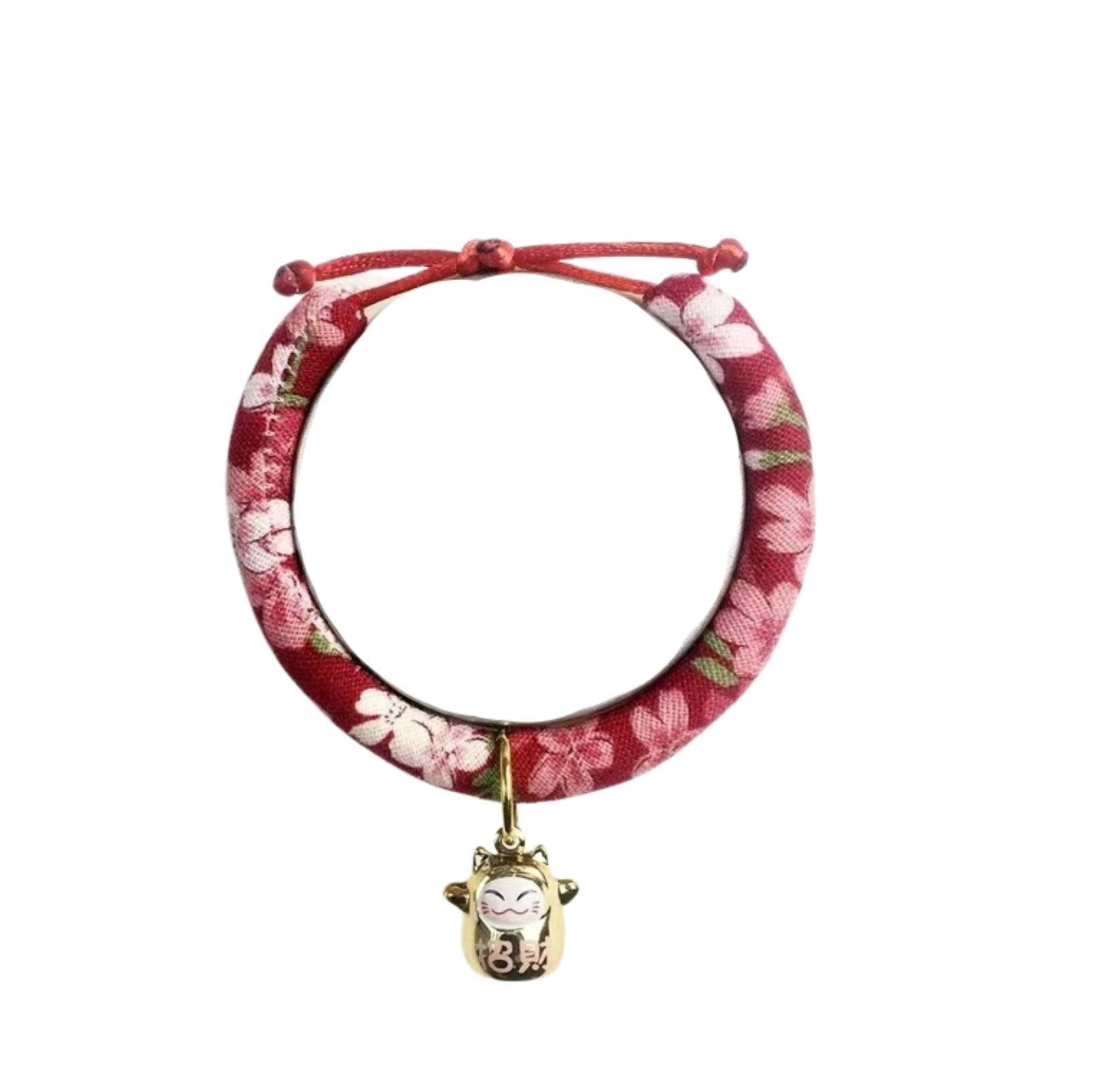 Japanese Style Flower Fusion Pet Collar