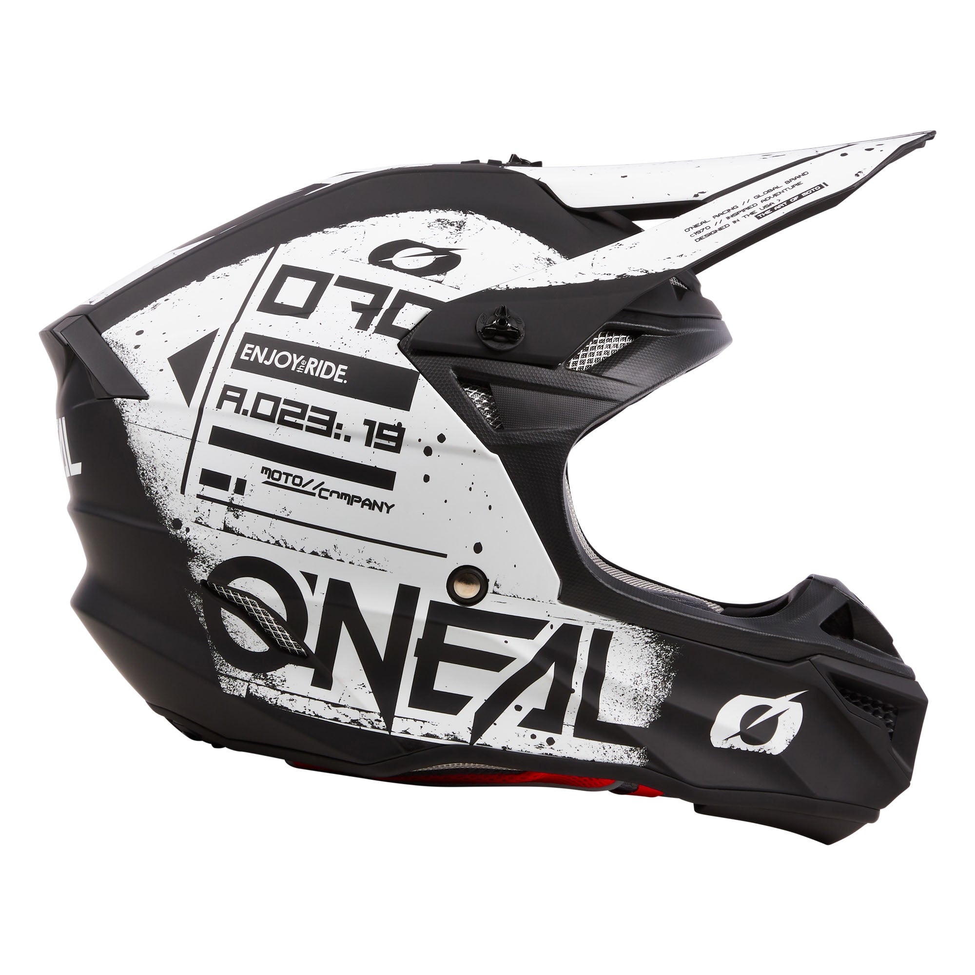 5 SRS Scarz V.24 Helmet Black/White