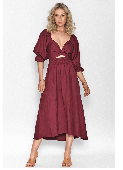 🔥Promotion - 49% OFF🔥French Ruffled Lantern Sleeves Multi-wear Dress
