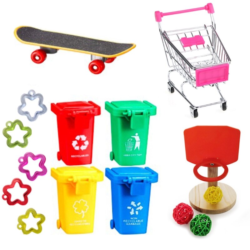 7 Piece Bird Training Toy Set