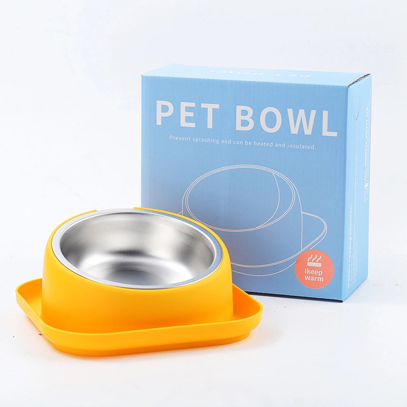 Pet Bowl Slanted Mouth Dog Food Bowl Anti-overturning Dog Water Integrated Pet Feeder Cat Feeding Utensils