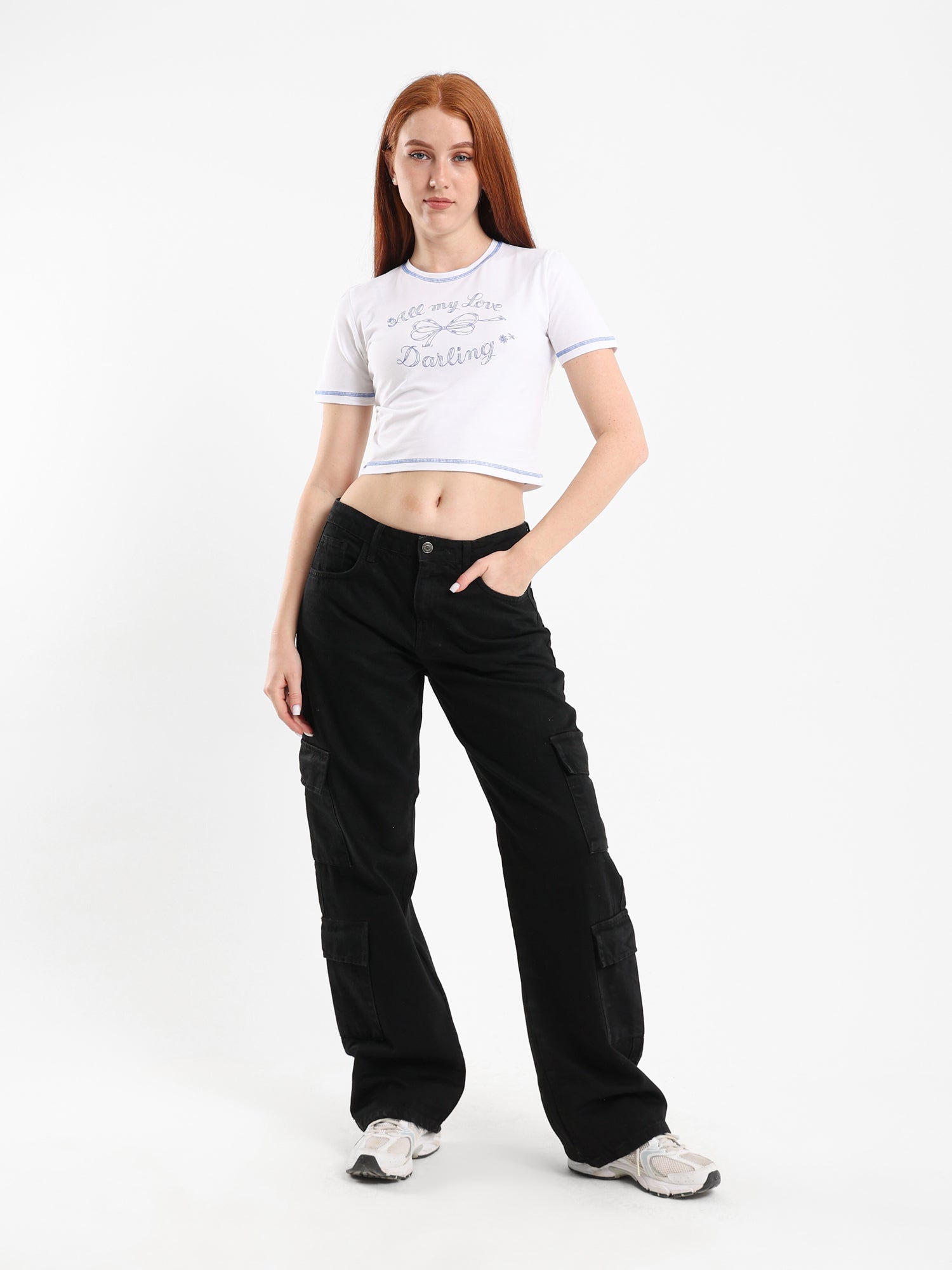 Cargo Denim Pants