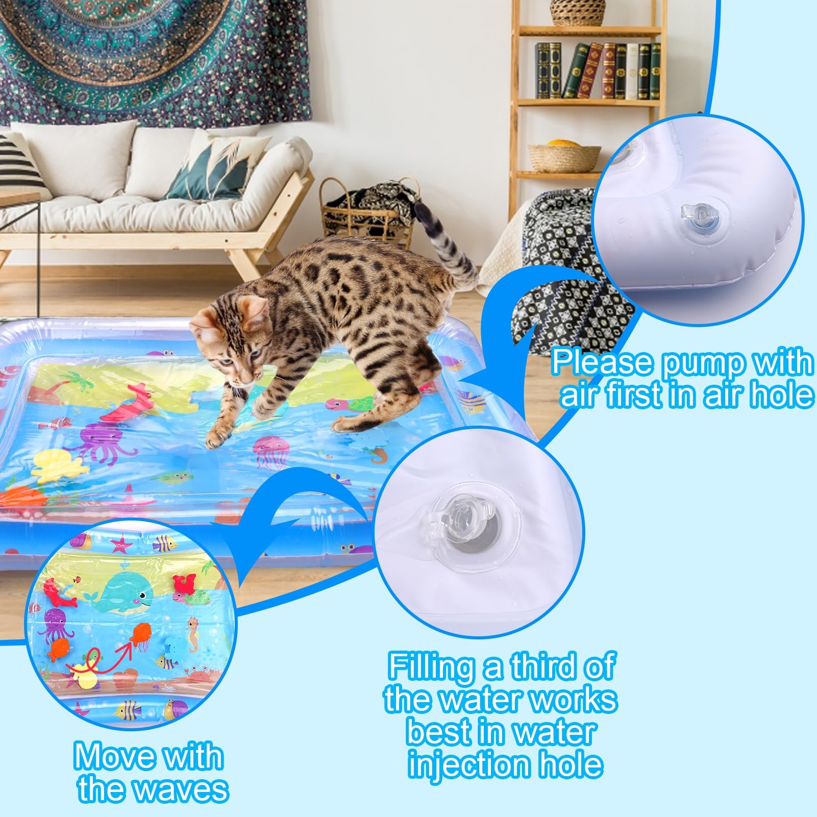 🔥Summer Hot Sale 47% - Pet Water Sensory Mat😺🐶