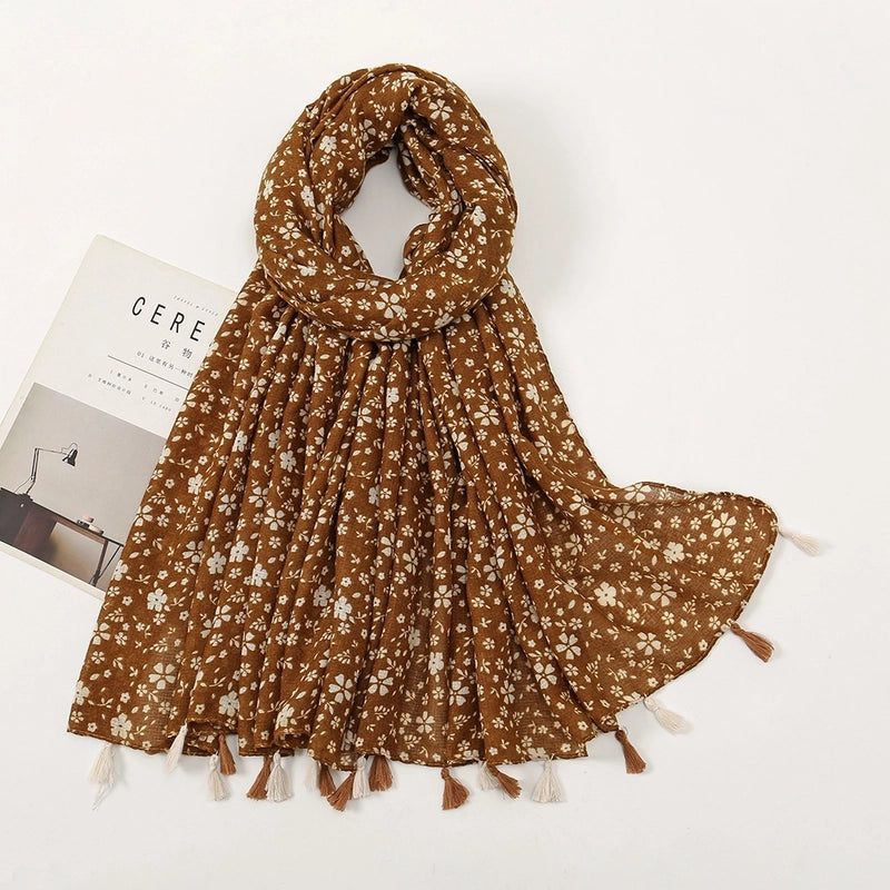 Unisex Vacation Sweet Geometric Polyester Scarf