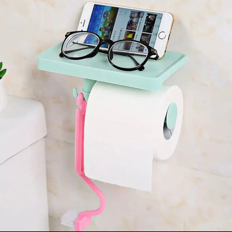 WALL MOUNTED TOILET PAPER HOLDER RACK