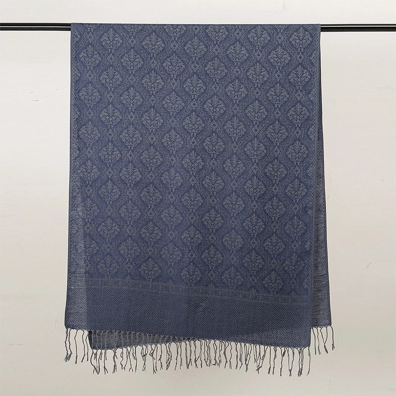 Women's Elegant Basic Solid Color Polyester Shawl