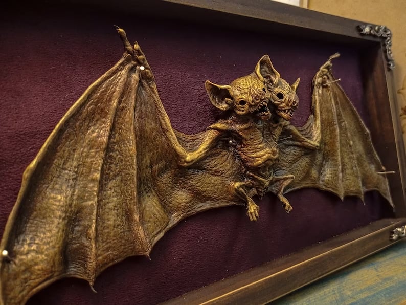 Artificial Bat Taxidermy - Wacky Art🦇