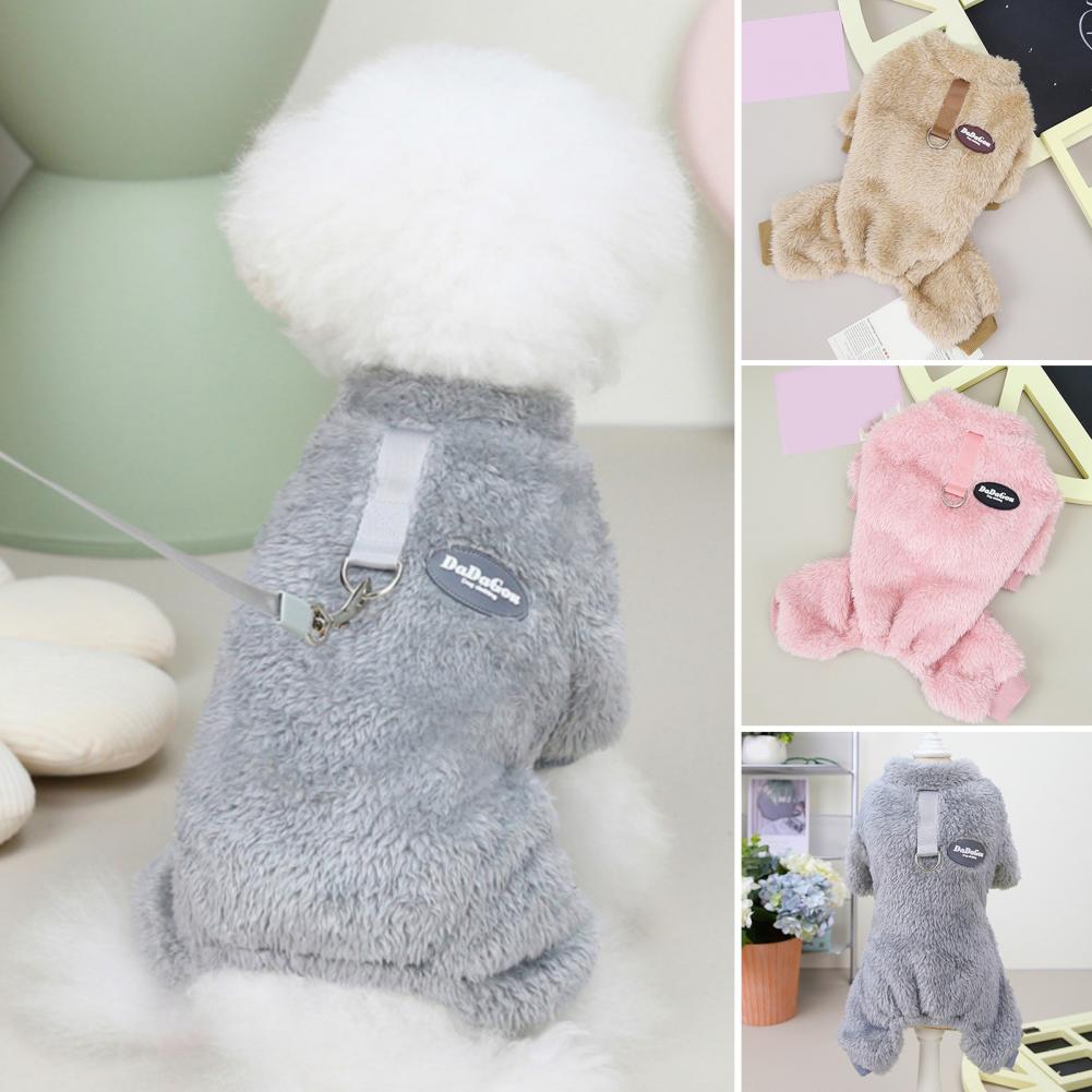 Fleece Pet Elastic Jumpsuit with Pull Ring🔥Buy 2 Save 10%